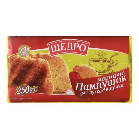 Маргарин Щедро 250 г 72 Пампушок д/пухкої випічки