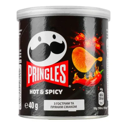 Чипси Pringles 40 г Hot and Spicy (Польща)