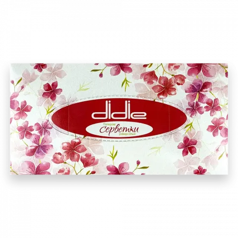 Серветки в кор. Didie 150 шт. косметичні Декор.
