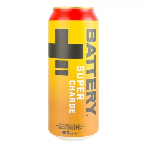 Напій б/алк. Battery 0,48 л з/б Super Charge