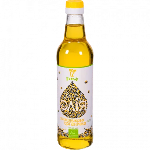 Олія Екород органічна 0,5 л нераф. соняшникова