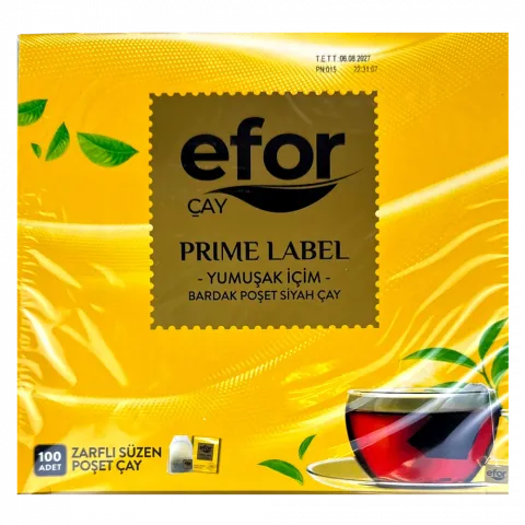 Чай Efor Prime Label 100 шт чорн. (Туреччина)