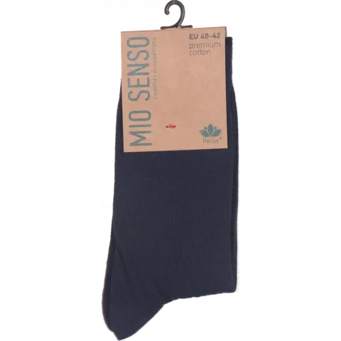 Шкарпетки чол. Mio Senso Relax4 C301RF т.сині 40-42