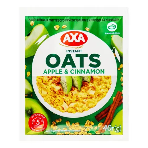 Каша АХА вівсяна 40 г Яблуко-Кориця