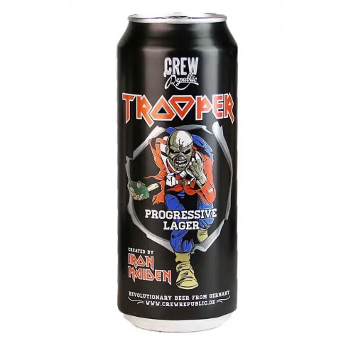Пиво Crew Iron Maiden Lager 0,5л з/б 5 И736 (Німеччина)