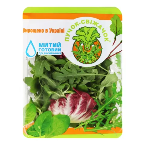 Салат Пучок свіжачок` Рукола+Маш+Радичіо 75 г`