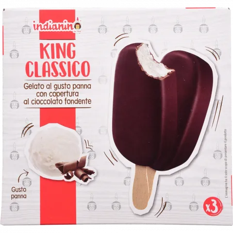 Морозиво Gelato d`Italia Indian 3х80 г у темному шок. на пал. (Італія) И967