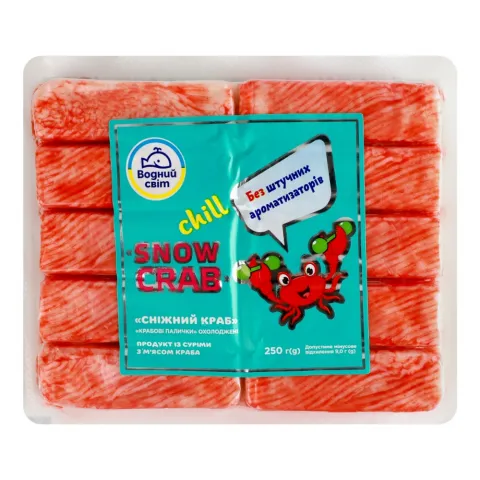 Краб пал Дитячі Водний Світ 250 г Сніжний краб (охолодж.)