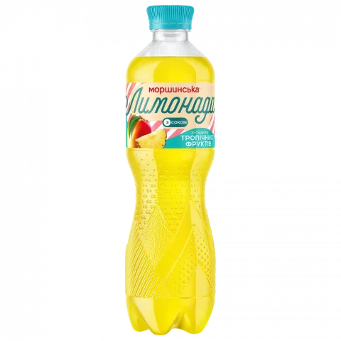 Лимонада Моршинська 0,5 л сл./газ. зі смак. тропічних фруктів