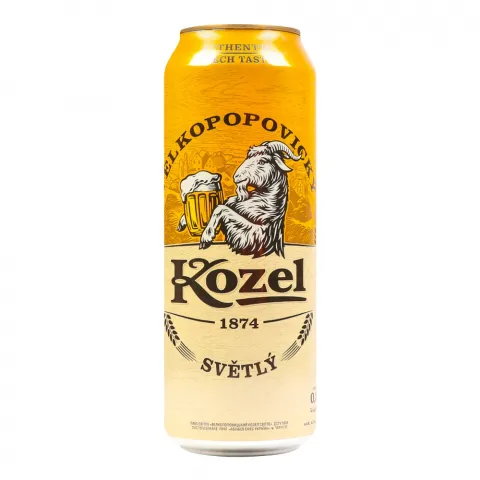 Пиво Велкопоповицький козел 0,5 л з/б Світле