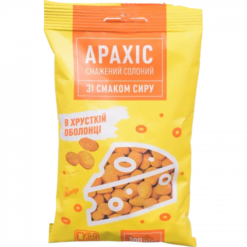 Арахіс Субота 100 г пак. хруст. обол. сир