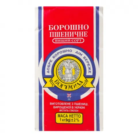 Борошно Богумила 1 кг пак. в/ґ