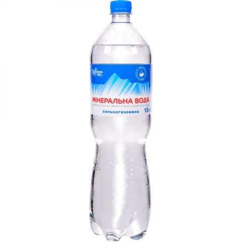 Вода Українська зірка 1,5 л газ. Вівас