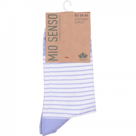 Шкарпетки жін. Міо Сенсо C500RF 392 білий/лаванда, р.38-40