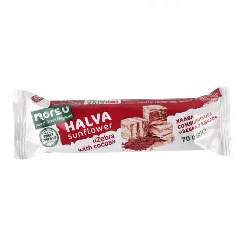 Халва Сонечко/Norsu 70 г Зебра з какао