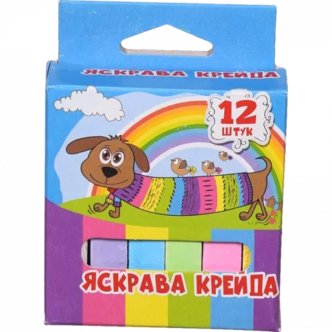 Крейда шкільна Item кольор. 12 шт. 110705P