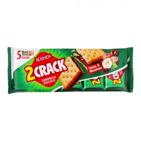 Крекер Рошен 2 Crack 190 г з нач. какао-горіх