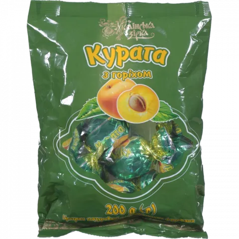Цукерки Українська Зірка 200 г Курага з горіхом