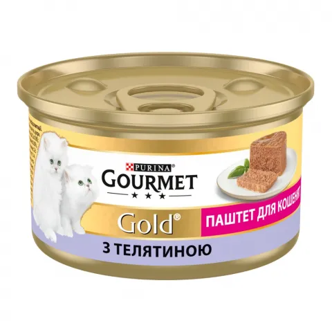 Корм д/кошенят Гурме Голд 85 г з/б Телятина