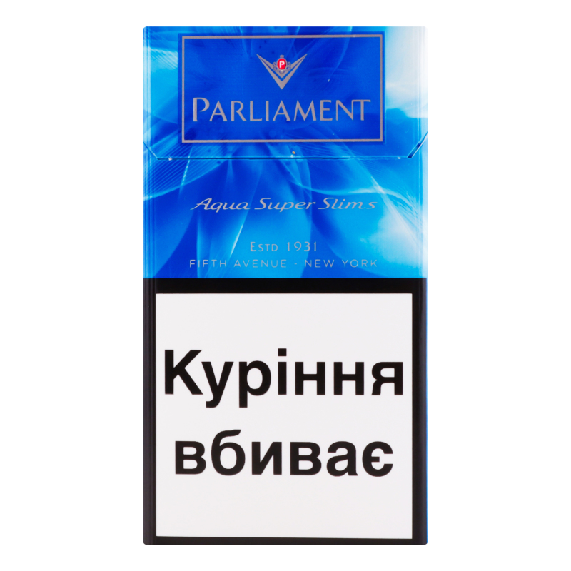 Сигарети Парламент super slims aqua