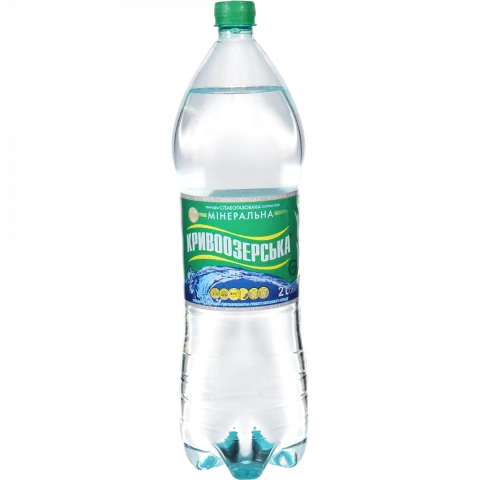 Вода Кривоозерська 2 л слабогазов.