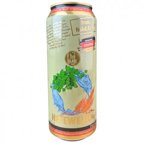 Пиво NoAd.Beer 0,5л з/б Hefeweizen (1-й клас) с 5,2И108