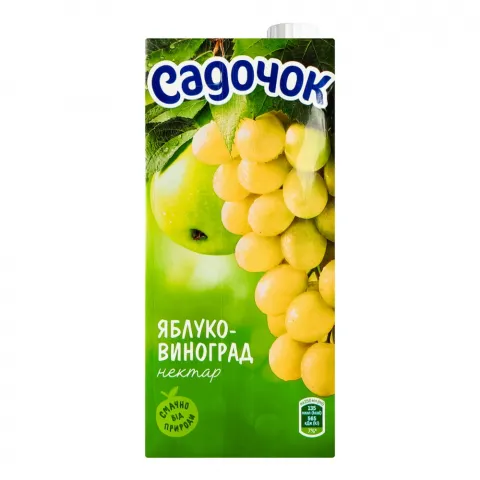 Нектар Садочок 0,95 л Яблучно-виноградний зел.