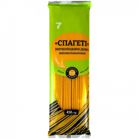 Макарони 7` 450 г Спагеті`
