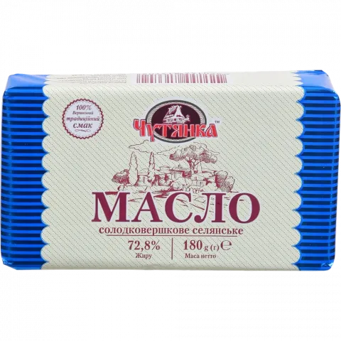 Масло Чутянка 72,8 180 г Селянське