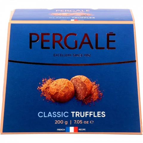 Цукерки PERGALE 200 г Трюфель Класік (Литва) И826