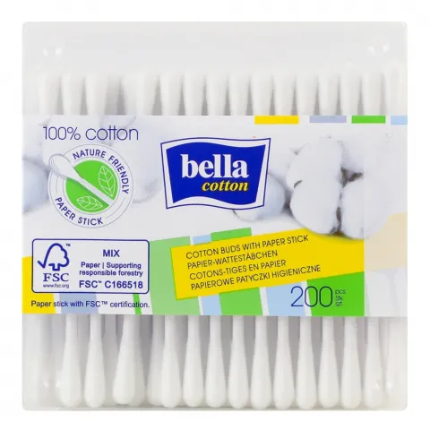 Ватні пал. Bella 200 шт.