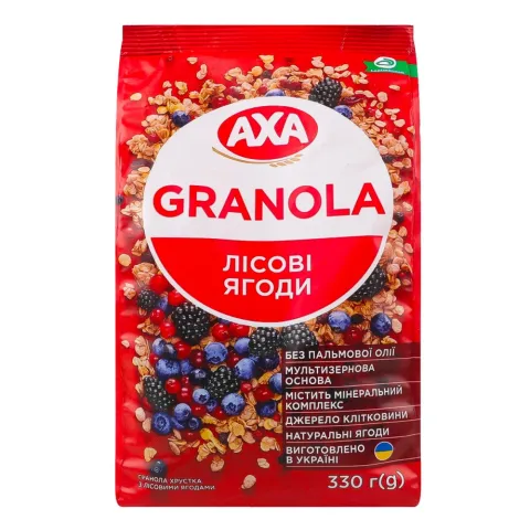Гранола АХА 330 г з лісовими ягодами