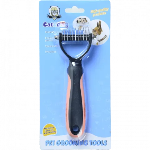 Гребінець для вичісування шерсті 23х11 см арт. J003 И476