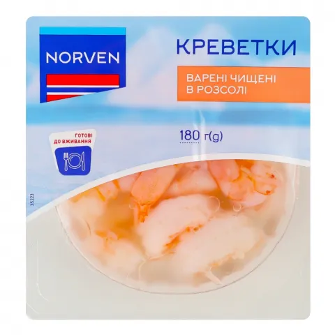 Креветки Norven 180 г вар. у розсолі
