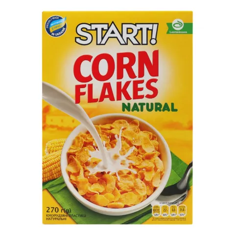 Сухий сніданок Старт Пластівці 270 г натурал.