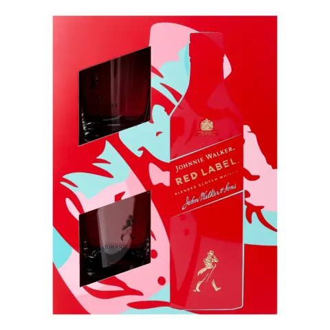 Віскі Дж. Уокер Ред Лейбл 0,7 л подар. набір 40