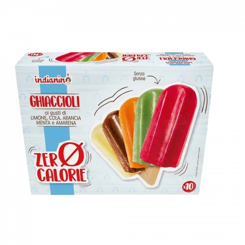 Морозиво Gelato d`Italia Indian 10х70 г асорті сорбетів 0 калорій (Італія) И053
