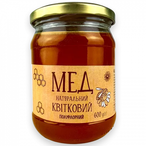 Мед квітковий 600 г