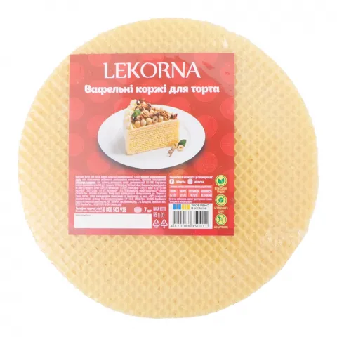 Коржи вафельні ПанКрошка 65 г д/торта