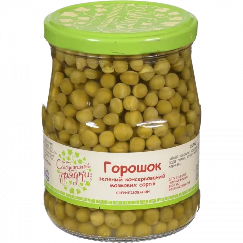 Конс Горошок з Бабусиної Грядки 500/510 г твіст