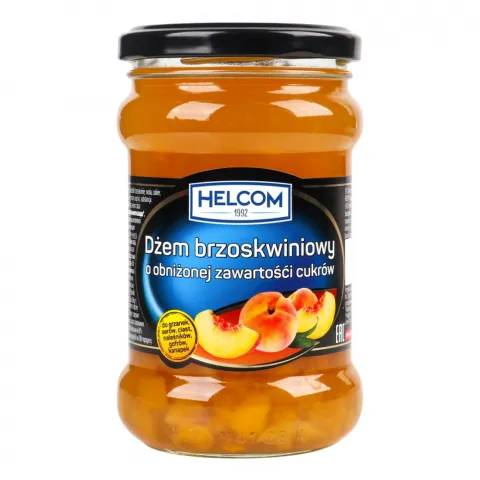 Джем Helcom 320 г скл. Персик з низьк. вміст. цукру (Польща)