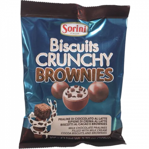 Цукерки Sorini 105 г Nutty Brownies (Італія)