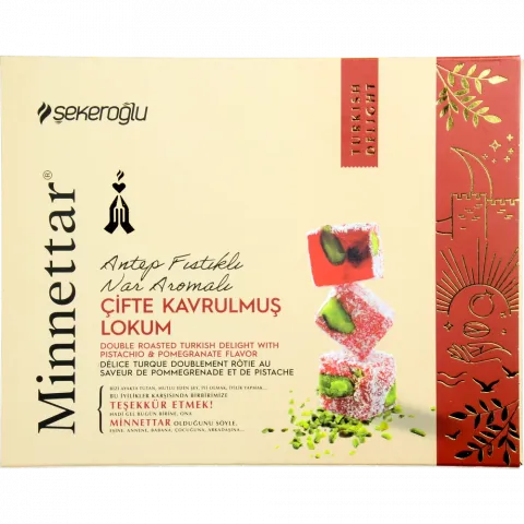 Лукум MINNETTAR 300 г Гранат з фісташками (Туреччина) И202