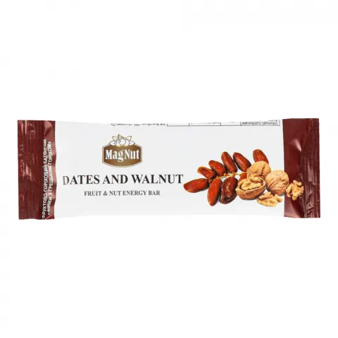 Батончик Magnut 35 г Фінік з грецьким горіхом