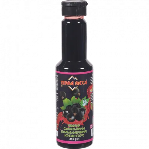 Крем-соус Terra Ricca 250 мл бальзам. Чорна смородина