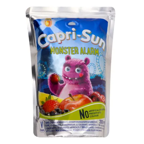 Напій б/алк. соковмісний Capri-Sun 200 мл Monster Alarm (Німеччина)