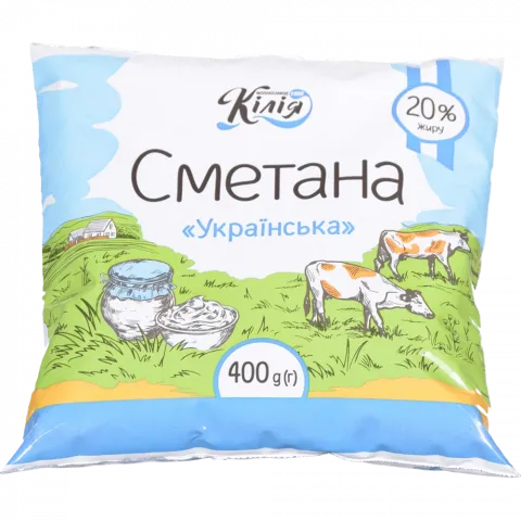 Сметана Кілія 20 400 г п/е
