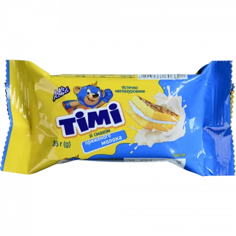 Бісквіт Конті Тіммі 35 г смак топл. молока