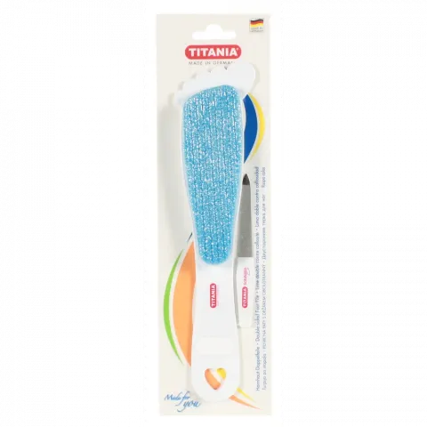 Пилка педикюрна Titania двобічна 3026
