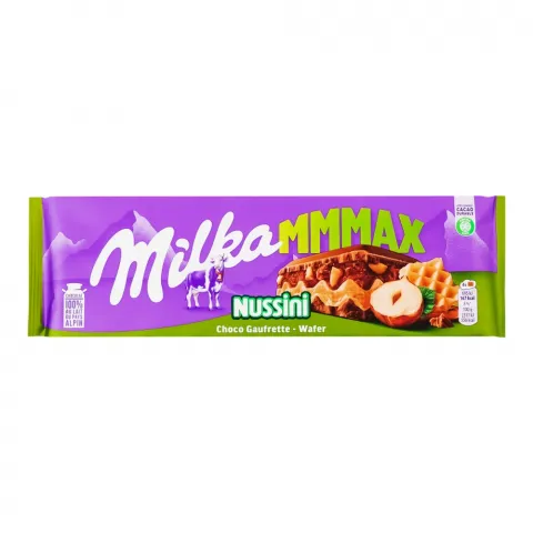 Шок Мілка 270 г Нуссіні з нач. із дод. Горіх. пасти фунд. з подрібн. фунд. та вафл.